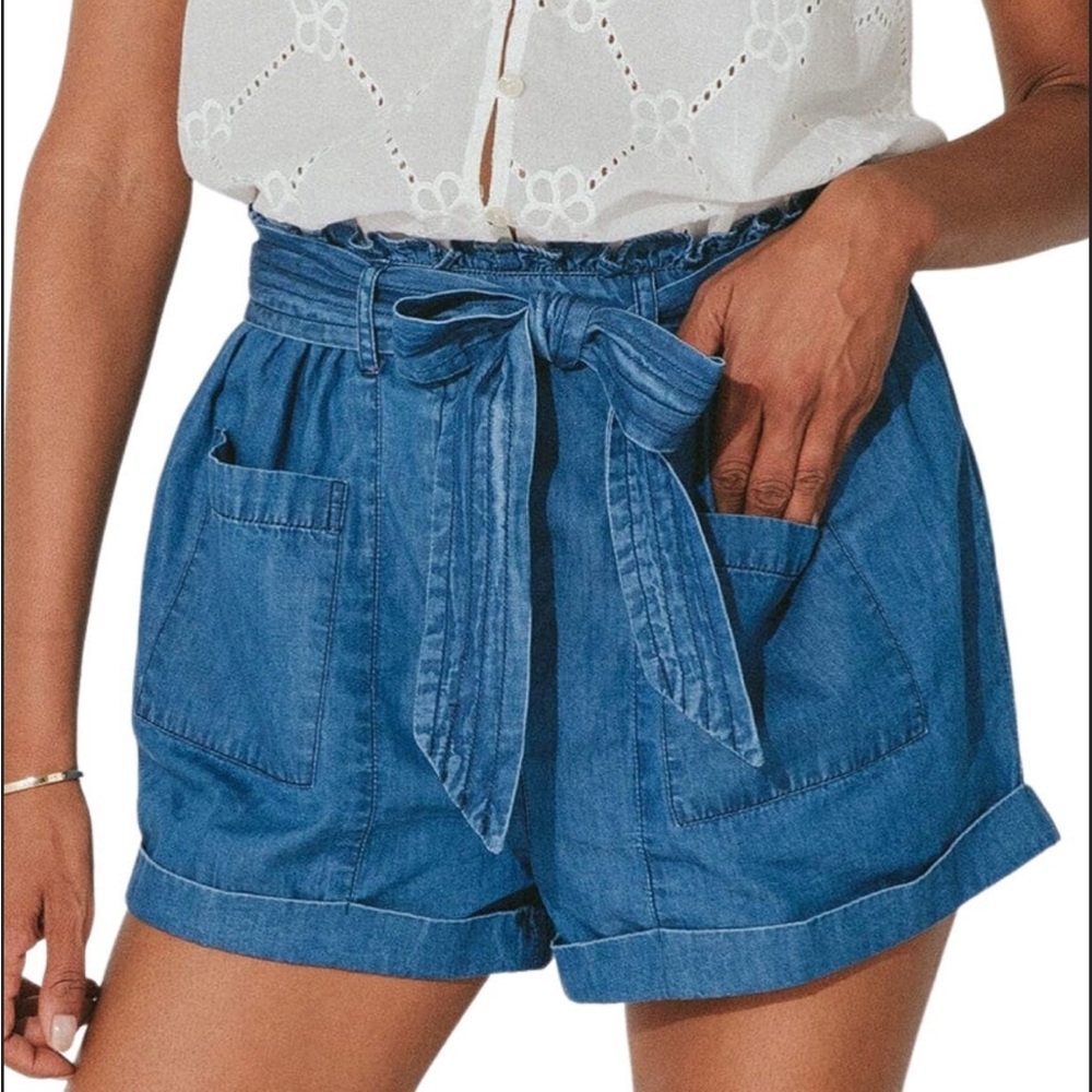 Cleobella Denim Blue Women's Shorts